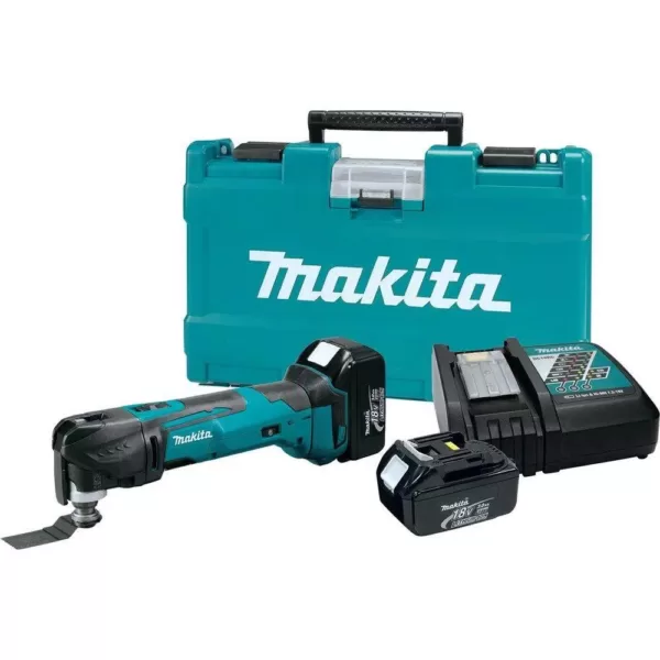 Makita DTM51Z 18V LXT Li-Ion Cordless Oscillating Multi-Tool with 2 x 4.0Ah  BL1840 Batteries : Amazon.co.uk: DIY & Tools